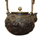 Heavy Cast Iron Teapot Display