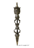 Tibetan Silver Color Ritual Phurba Mahakala