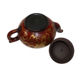 Zisha clay teapot - gold painter