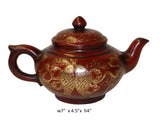 Zisha clay teapot - gold painter