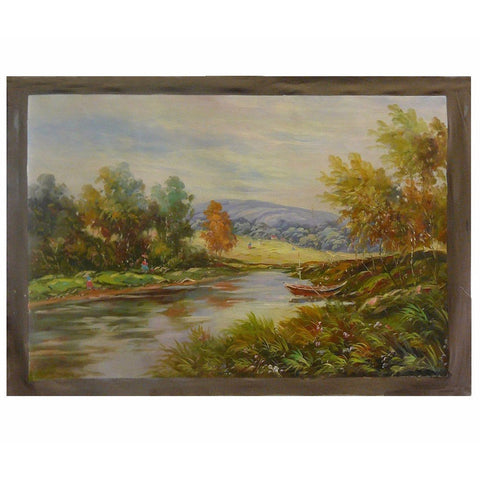 Oil Paint Canvas Art Countryside Scenery Wall Decor cs340S