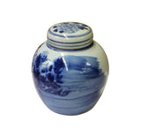 flower painting ginger jar