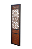 antique tall Asian door panel - partition panel - wood panel
