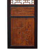 antique tall Asian door panel - partition panel - wood panel