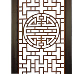 antique tall Asian door panel - partition panel - wood panel
