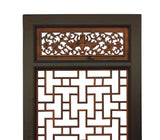 antique tall Asian door panel - partition panel - wood panel
