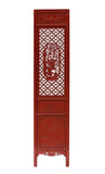 red color Chinese carved partition panel - decor panel