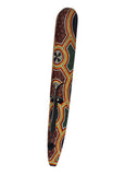 Tribal Wood Oval Multi-color Face Mask Wall Display Art