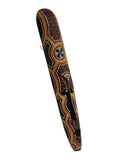 Tribal Wood Oval Multi-color Face Mask Wall Display Art