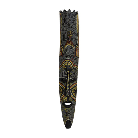 tribal mask - wall art - wood mask