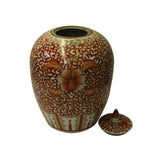 porcelain jar - flower bird - pair jar