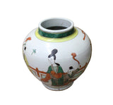 Chinese Oriental People Scenery Graphic Ceramic Vase cs3614S