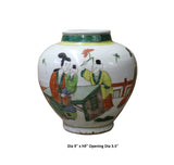 Chinese Oriental People Scenery Graphic Ceramic Vase cs3614S