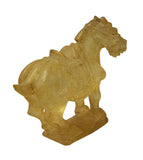 liuli glass tong horse