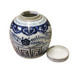 Chinese Handmade Medium Blue & White Porcelain Ginger Jar cs3772S