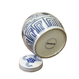 Chinese Handmade Medium Blue & White Porcelain Ginger Jar cs3772S