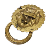 metal gold color foo dog door puller