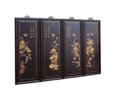 Chinese wall panel with flower and birds