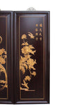 Chinese wall panel with flower and birds