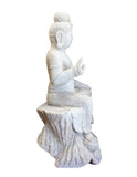 stone Kwan Yin - Bodhisattva -  goddess of mercy - goddess of compassion