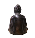 Handmade Quality Bronze Vintage Sitting Buddha Statue With Dharmachakra Mudra cs3954CS