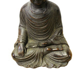 Handmade Quality Bronze Vintage Sitting Buddha Statue With Bhumisparsha Mudra cs3954SS