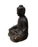 Handmade Quality Bronze Vintage Sitting Buddha Statue With Bhumisparsha Mudra cs3954SS