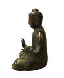 Handmade Quality  Bronze Vintage Sitting Buddha Statue With Varada Mudra cs3954WS