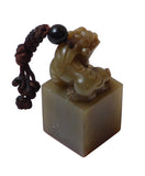  Stone Carved Mythology Pixiu Seal Stamp