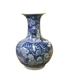 porcelain blue white dragon painting vase