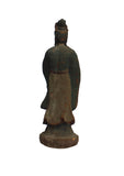  wood standing Quin Yin statue