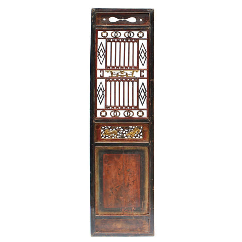 Chinese antique tall door panel