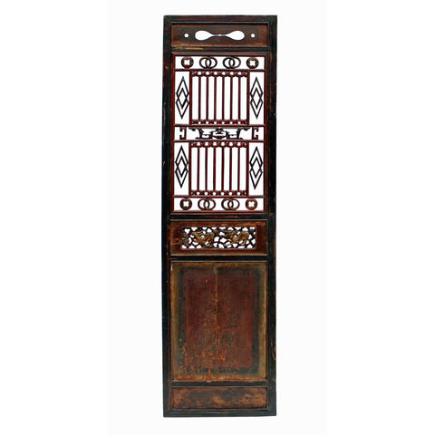 Chinese antique tall door panel