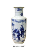 Oriental blue and white vase