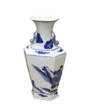 blue white vase - Chinese vase - porcelain vase