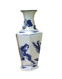 blue white vase - Chinese vase - porcelain vase