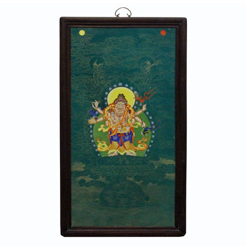 Tibetan porcelain Tara wall painting