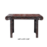 rosewood living room narrow table