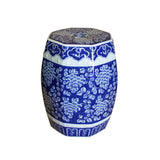 flower painting ceramic stool