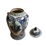 porcelain blue and white general jar