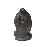 Chinese Huali Rosewood Hand-carved Happy Buddha Statue cs4441S