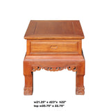 Chinese Oriental Huali Rosewood Plain Side Tea Table Stand cs4595S