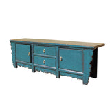 blue tv cabinet