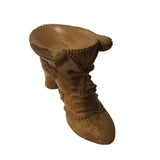 Chinese Oriental Wood Carved Heel Shape Display Figure cs4711AS