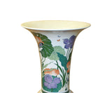 Chinese Handmade Porcelain Flower Tall Art Vase cs4881S