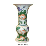 Chinese Handmade Porcelain Flower Tall Art Vase cs4881S