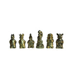 Set of 12 Chinese Animal Zodiac Metal Miniature Figures