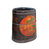 bucket - wood tray - raw wood box