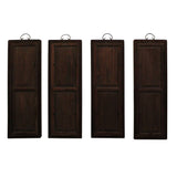Chinese Color Porcelain Flower Birds Wood Wall Panels Set cs4985S