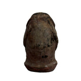 Vintage Rustic Wooden Carved Kwan Yin Bodhisattva Head Statue cs5041S